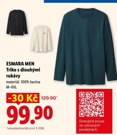 ESMARA MEN Triko s dlouhými rukávy