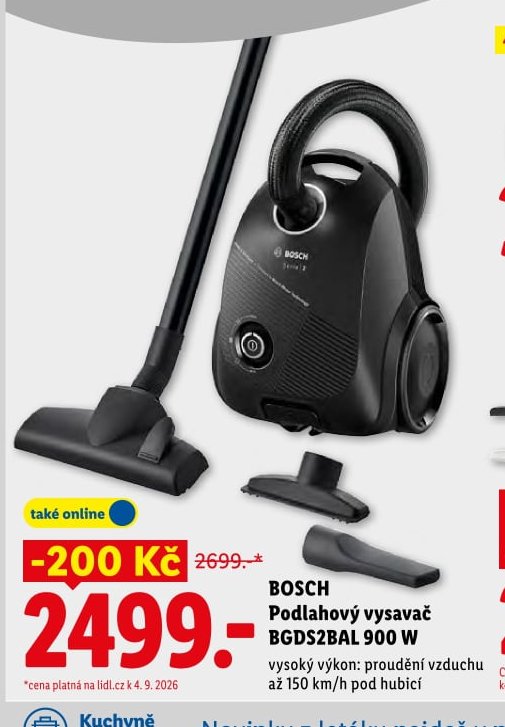 BOSCH Podlahový vysavač BGDS2BAL 900 W