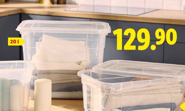 W5 Úložný box s víkem 20l