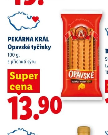 PEKÁRNA KRÁL Opavské tyčinky