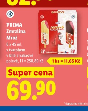 PRIMA Zmrzlina Mrož