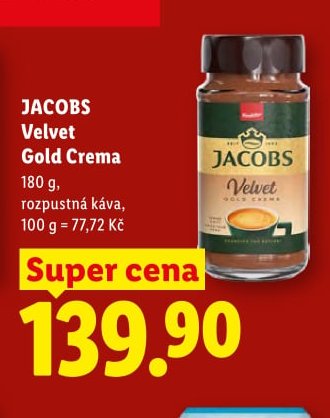Jacobs Velvet Gold Crema