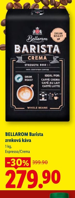 Bellarom Barista zrnková káva