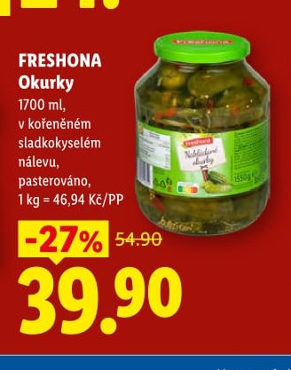 Freshona Okurky
