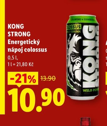 Kong Strong Energetický nápoj colossus