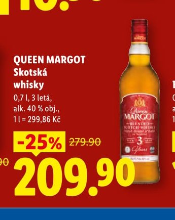 Queen Margot Skotská whisky