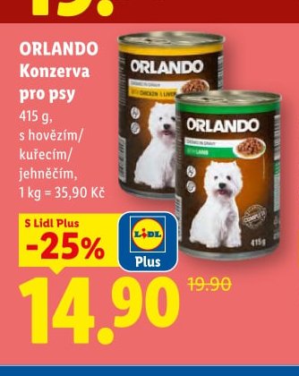 ORLANDO Konzerva pro psy