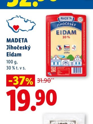 MADETA Jihočeský Eidam