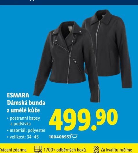ESMARA Dámská bunda z umělé kůže