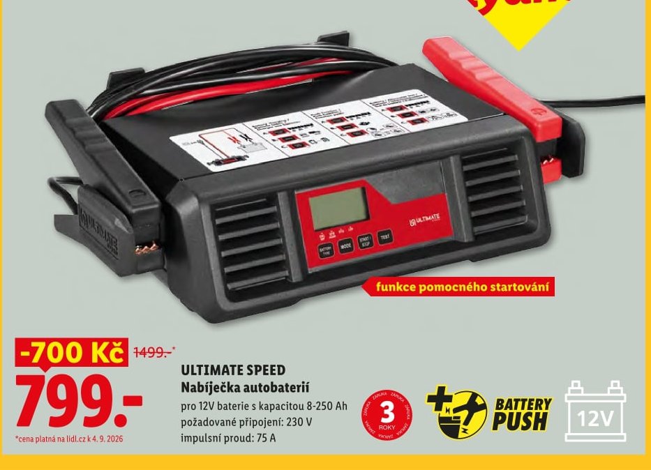 ULTIMATE SPEED Nabíječka autobaterií