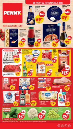 aktuální leták Penny Market 16.9.2026-22.9.2026