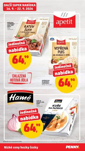 aktuální leták Penny Market 16.9.2026-22.9.2026