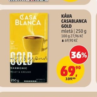 KÁVA CASABLANCA GOLD