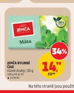 JEMČA BYLINNÉ ČAJE