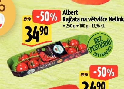 Albert Rajčata na větvičce Nelinka
