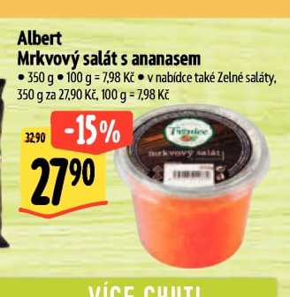 Albert Mrkvový salát s ananasem