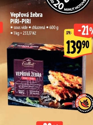 Vepřová žebra PIRI-PIRI