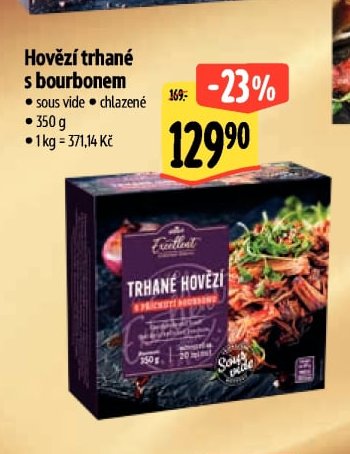 Hovězí trhané s bourbonem
