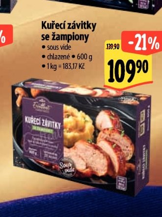 Kuřecí závitky se žampiony