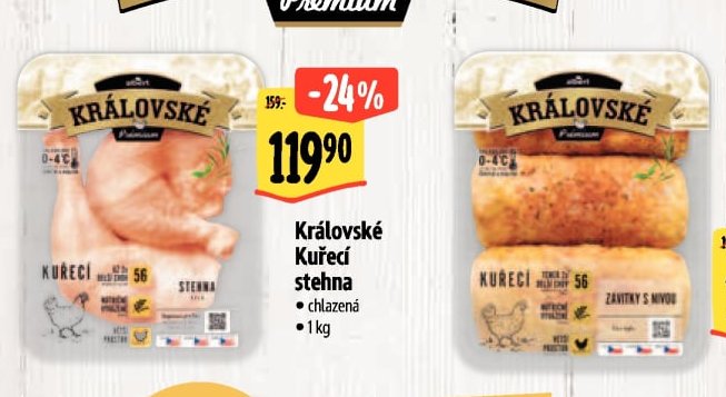 Královské Kuřecí stehna