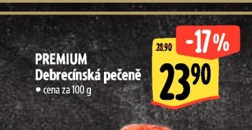 PREMIUM Debrcínská pečeně