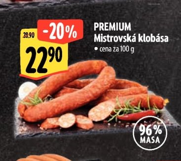 PREMIUM Mistrovská klobása