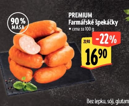 PREMIUM Farmářské špekáčky
