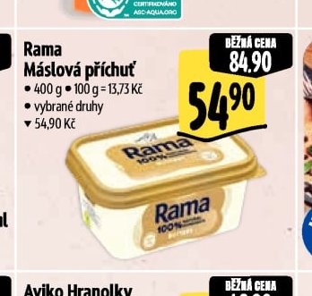 Rama Máslová příchuť