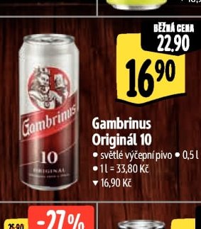 Gambrinus Originál 10