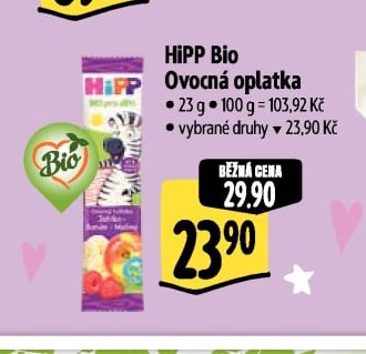 HiPP Bio Ovocná oplatka 23 g