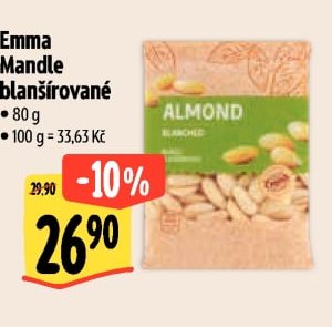 Emma Mandle blanšírované