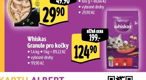 Whiskas Granule pro kočky