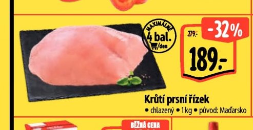 Krůtí prsní řízek