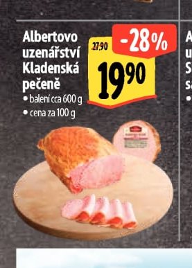 Albertovo uzenářství Kladenská pečeně
