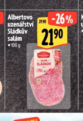 Albertovo uzenářství Sládkův salám