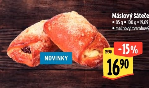 Máslový šáteček