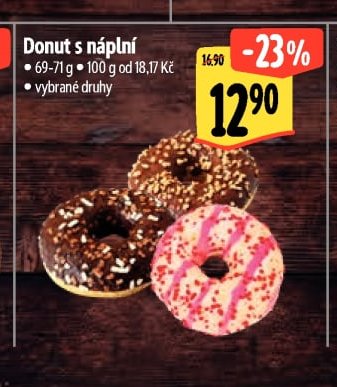 Donut s náplní