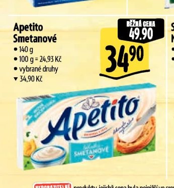 Apetito Smetanové