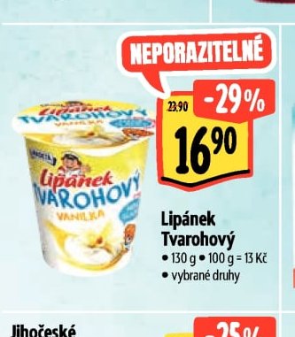 Lipánek Tvarohový