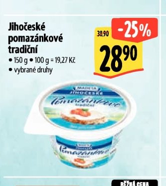 Jihočeské pomazánkové tradiční