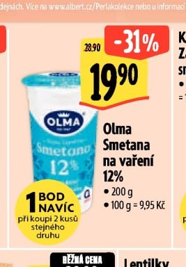 Olma Smetana na vaření 12%