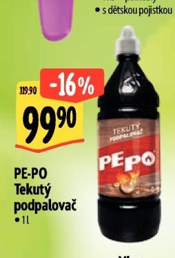 PE-PO Tekutý podpalovač