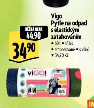 Vigo Pytle na odpad s elastickým zatahováním