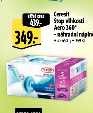 Ceresit Stop vlhkosti Aero 360° - náhradní náplně