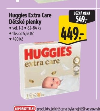 Huggies Extra Care Dětské plenky
