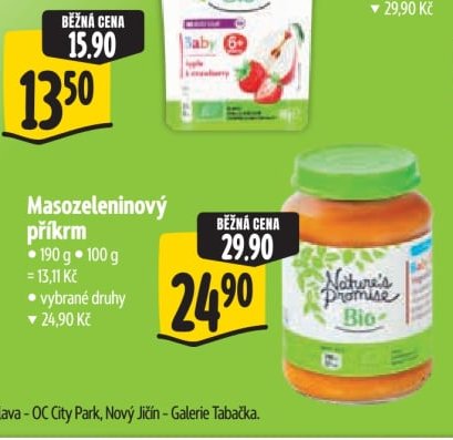Nature's Promise Bio Masozeleninový příkrm