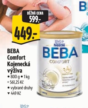 BEBA Comfort Kojenecká výživa