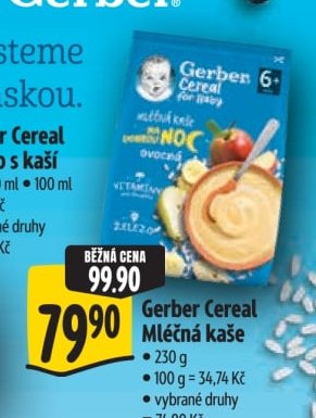 Gerber Cereal Mléčná kaše