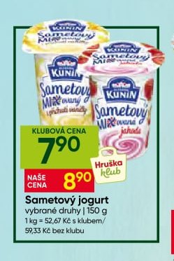 Sametový jogurt