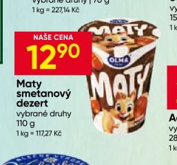 Maty smetanový dezert